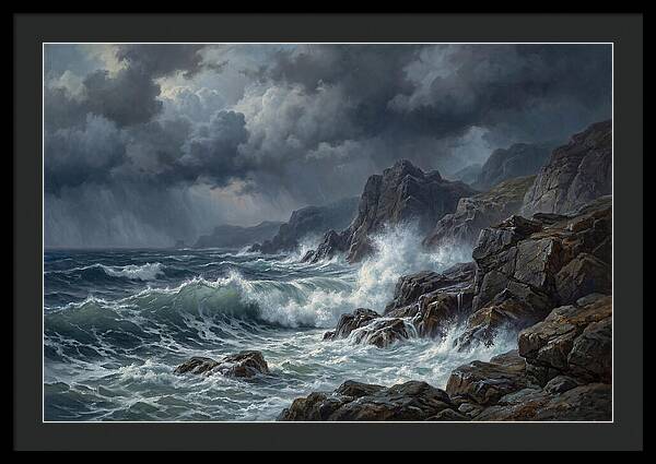 Serene Coastal Storm