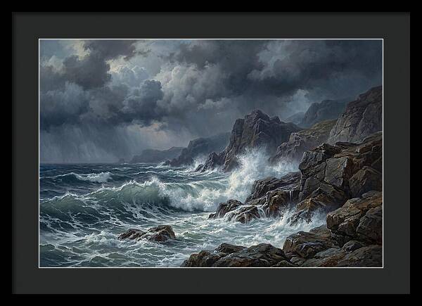 Serene Coastal Storm