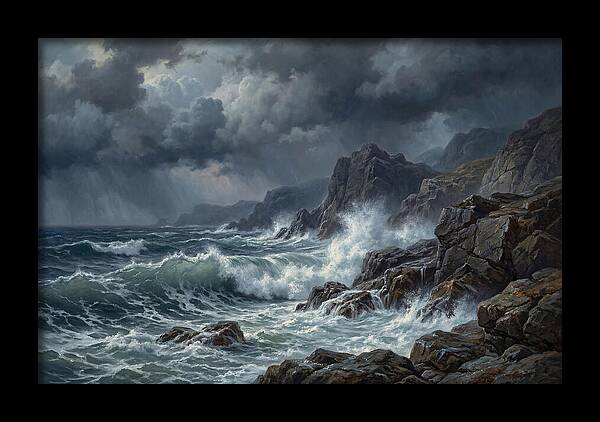 Serene Coastal Storm
