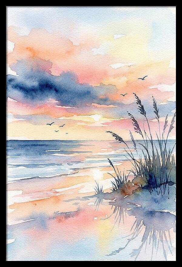 Serene Coastal Sunrise
