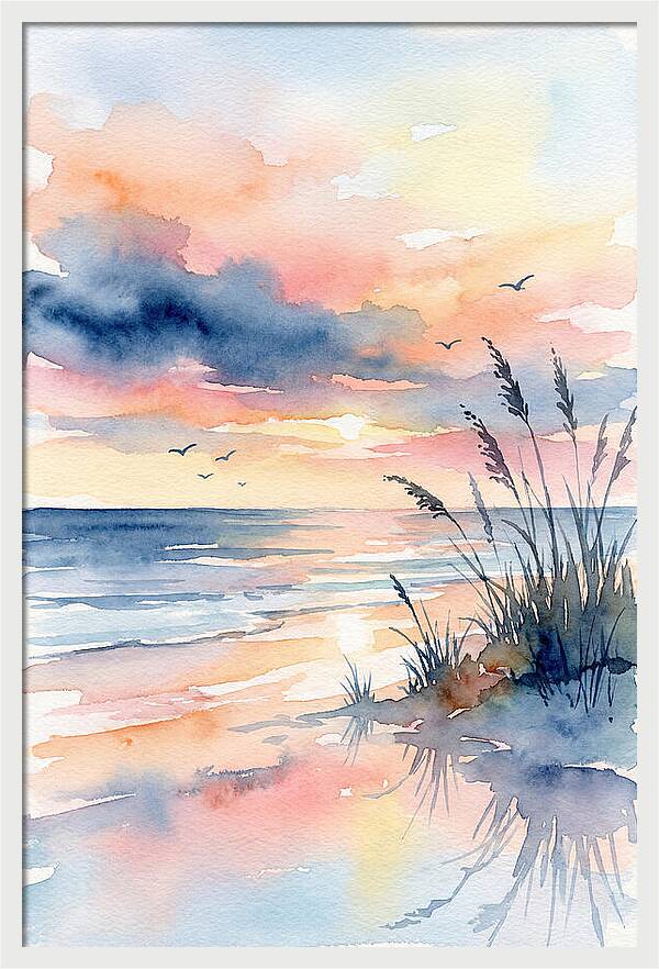 Serene Coastal Sunrise