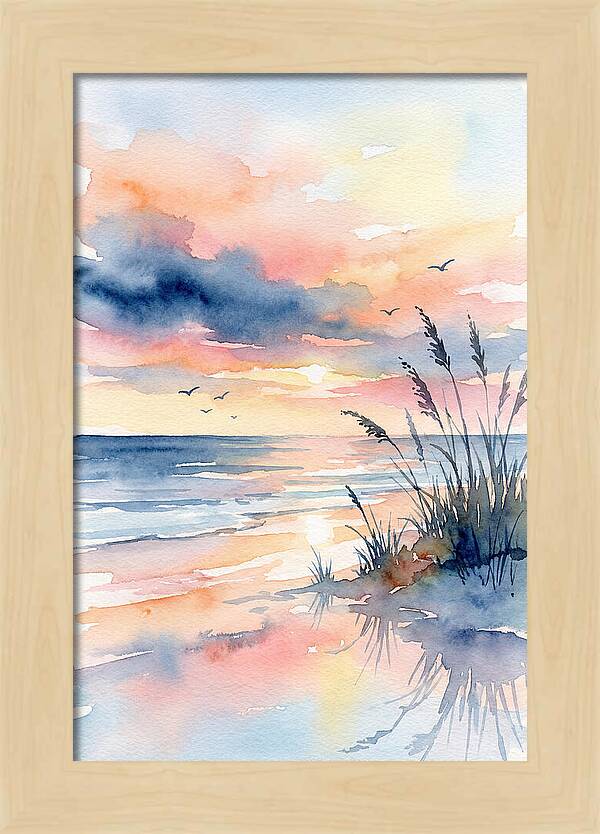 Serene Coastal Sunrise