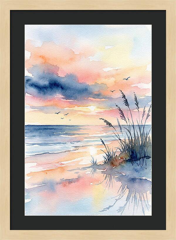Serene Coastal Sunrise