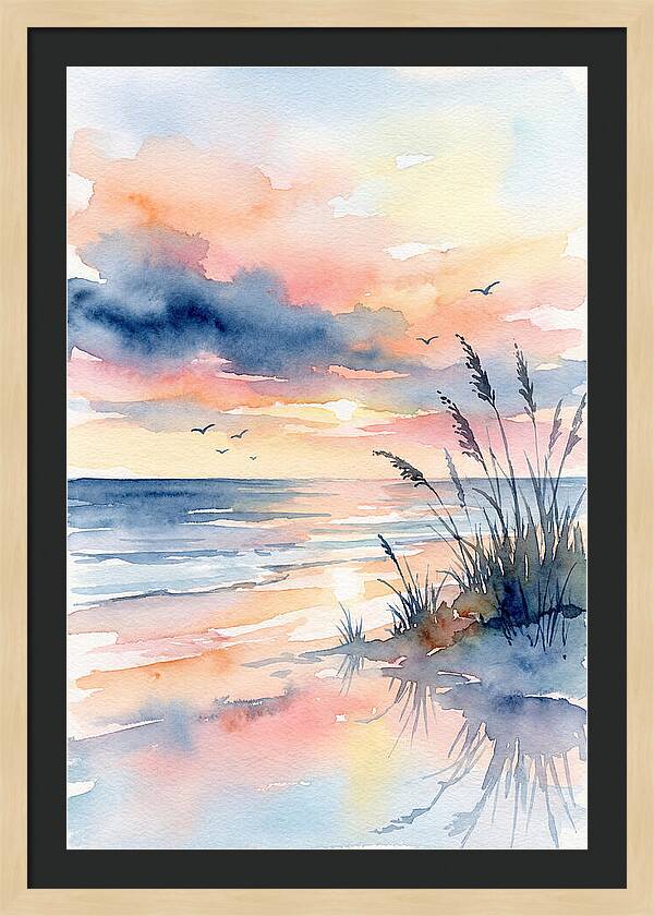 Serene Coastal Sunrise
