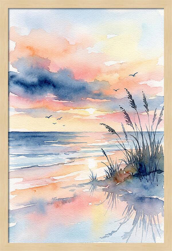 Serene Coastal Sunrise