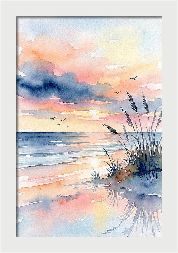 Serene Coastal Sunrise