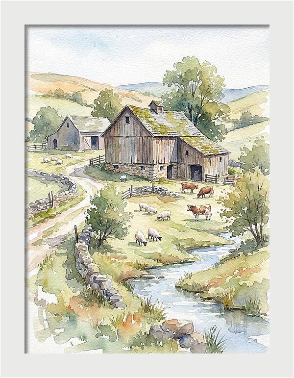 Serene Country Landscape