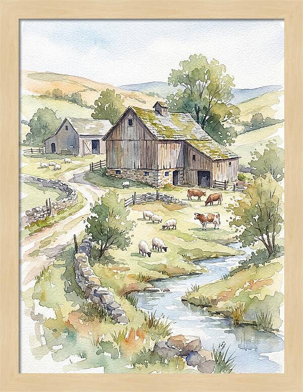 Serene Country Landscape