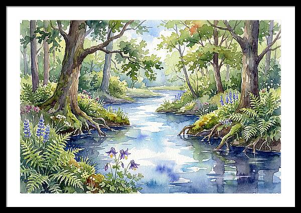 Serene Creek Landscape