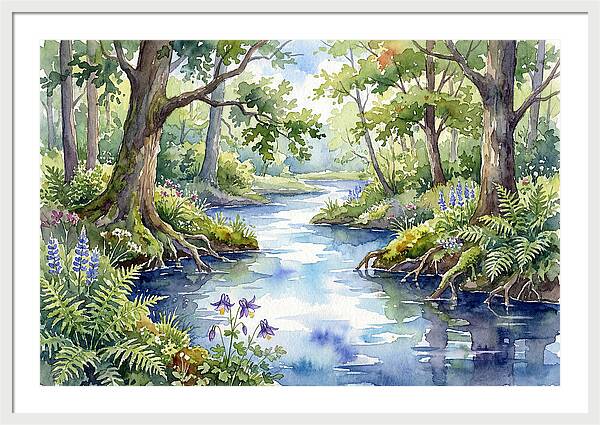 Serene Creek Landscape
