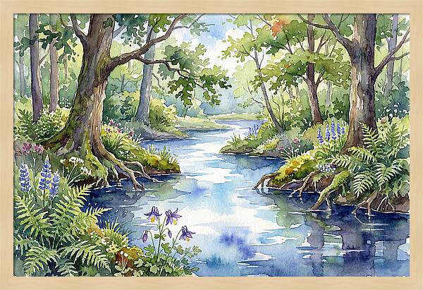 Serene Creek Landscape