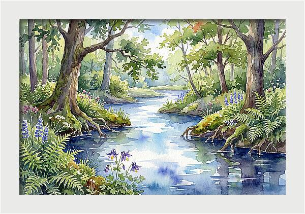 Serene Creek Landscape