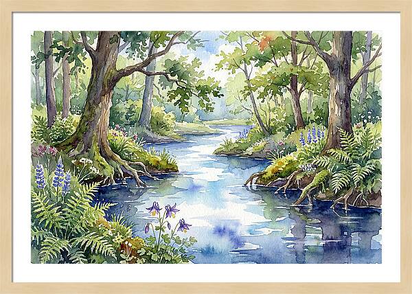 Serene Creek Landscape