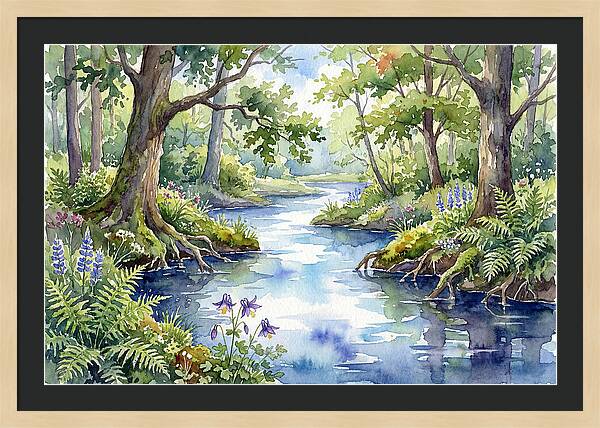 Serene Creek Landscape