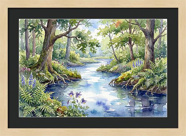 Serene Creek Landscape