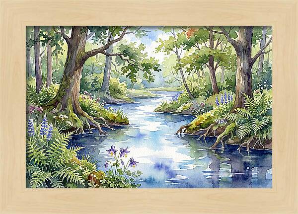 Serene Creek Landscape