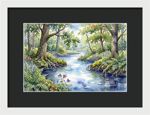 Serene Creek Landscape