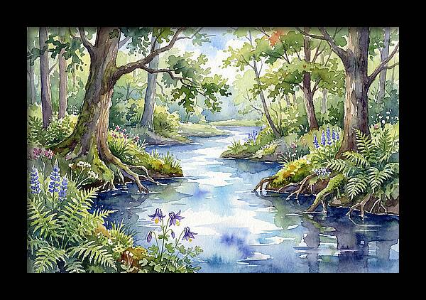 Serene Creek Landscape