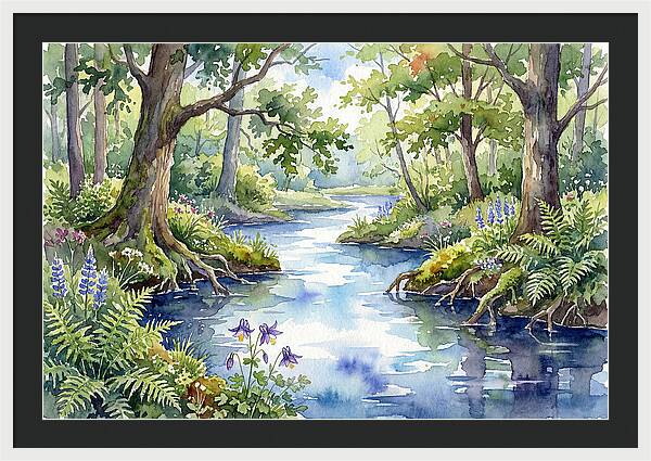 Serene Creek Landscape