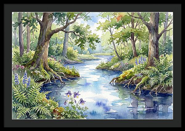 Serene Creek Landscape