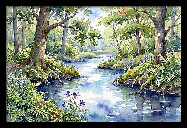 Serene Creek Landscape
