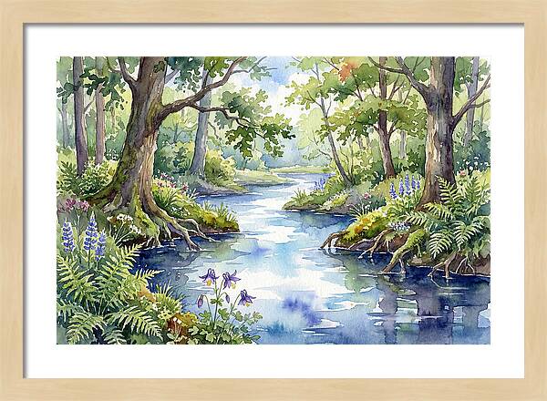 Serene Creek Landscape