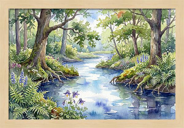 Serene Creek Landscape