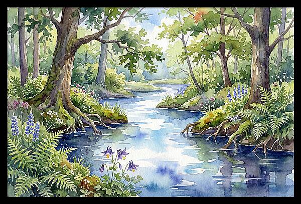 Serene Creek Landscape
