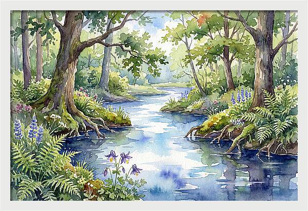 Serene Creek Landscape