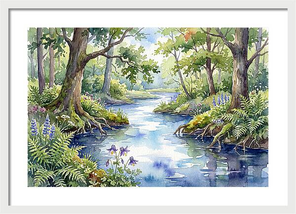 Serene Creek Landscape