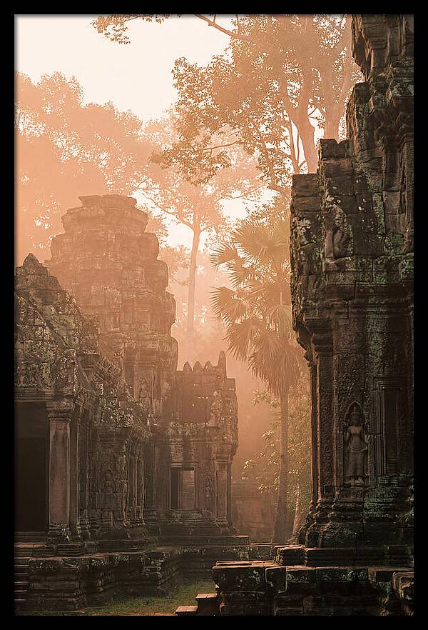 Serene Dawn At Angkor Wat