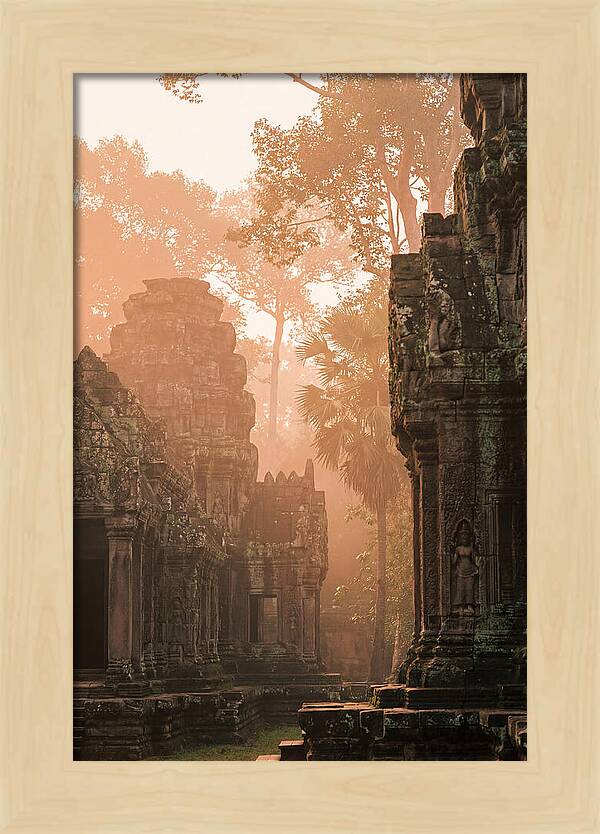 Serene Dawn At Angkor Wat