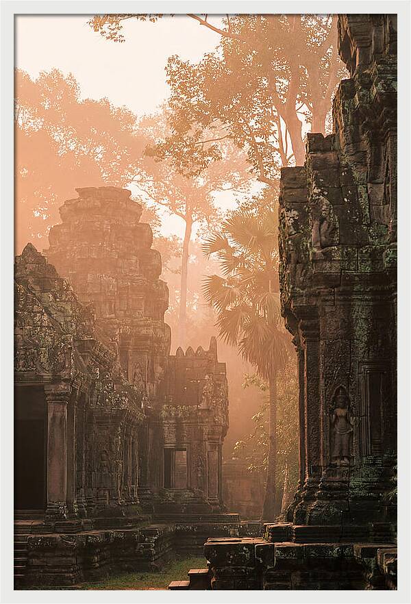 Serene Dawn At Angkor Wat
