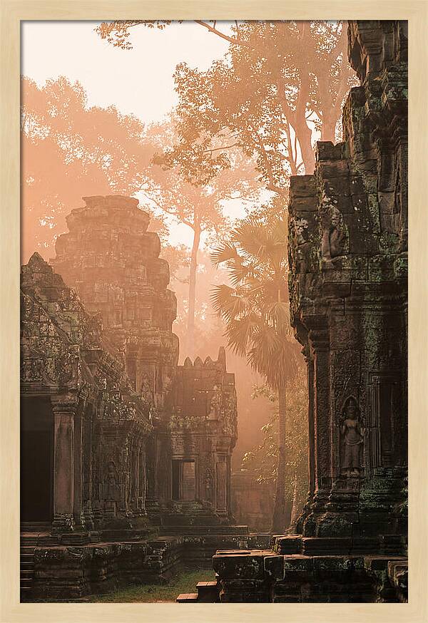 Serene Dawn At Angkor Wat