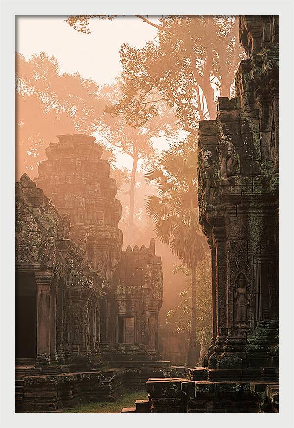 Serene Dawn At Angkor Wat