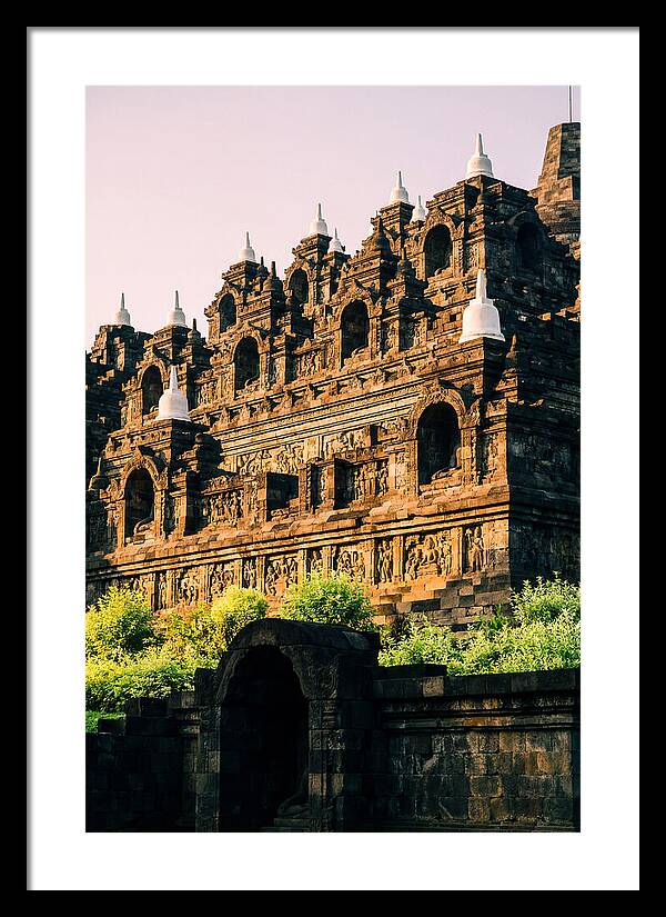 Serene Dawn At Borobudur Temple