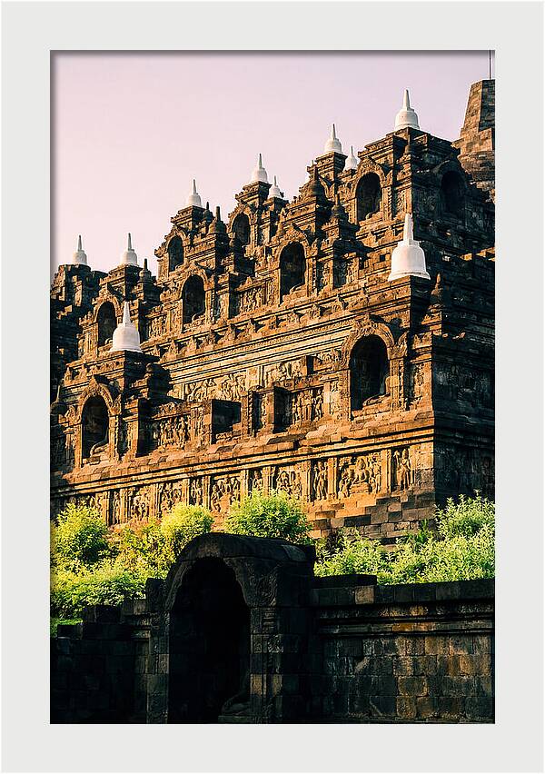 Serene Dawn At Borobudur Temple