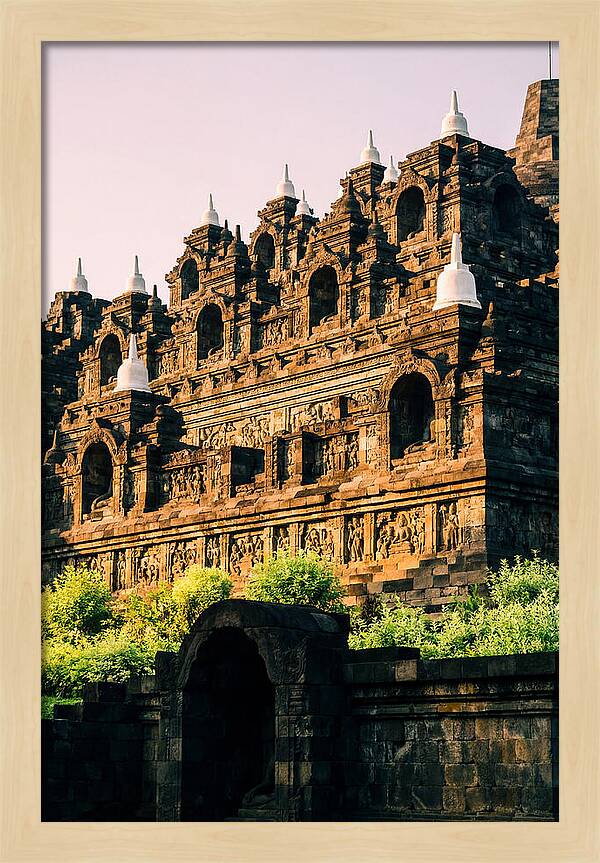 Serene Dawn At Borobudur Temple