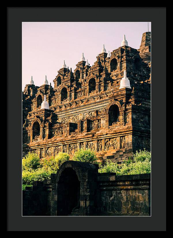 Serene Dawn At Borobudur Temple