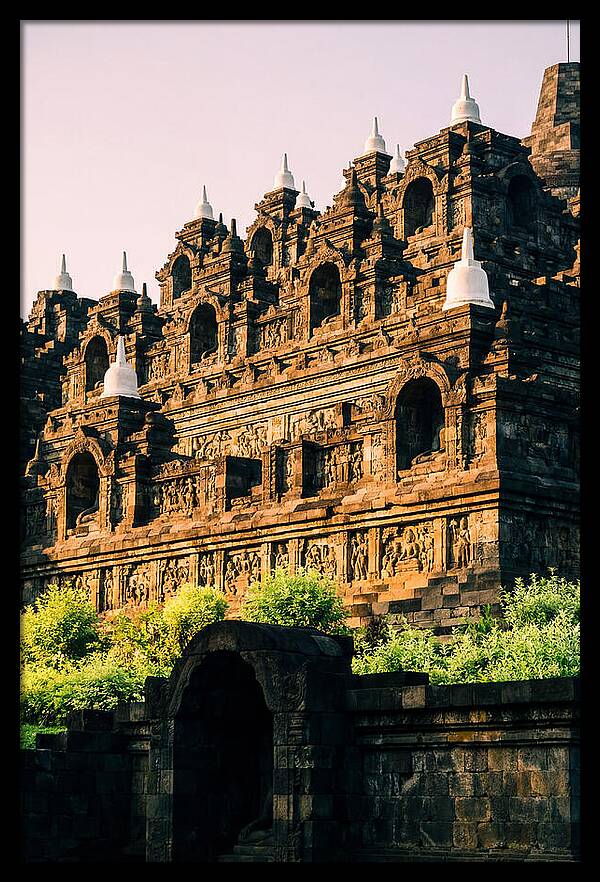 Serene Dawn At Borobudur Temple