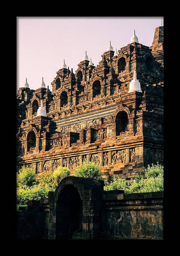 Serene Dawn At Borobudur Temple