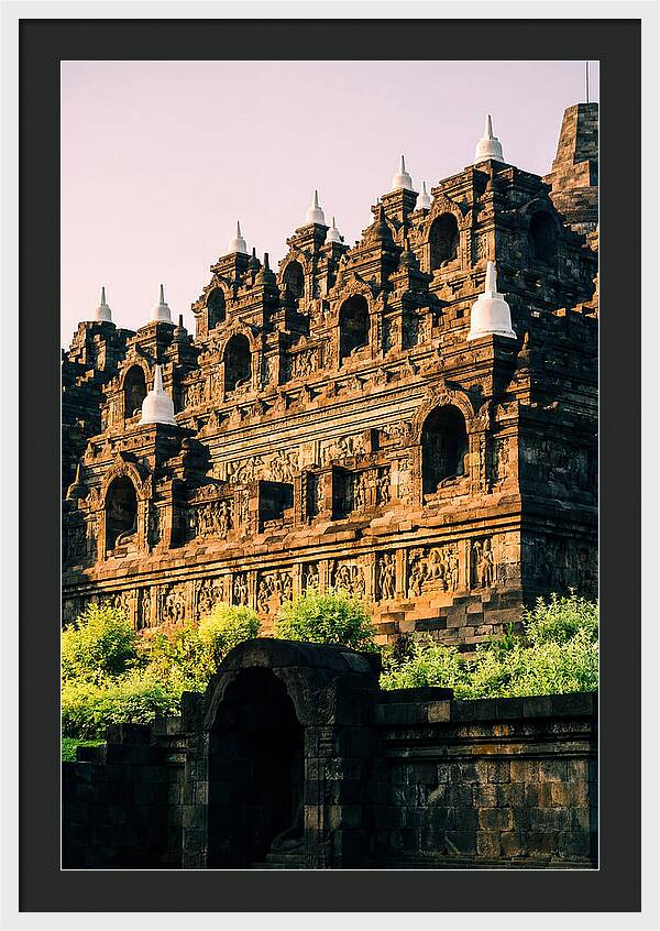 Serene Dawn At Borobudur Temple