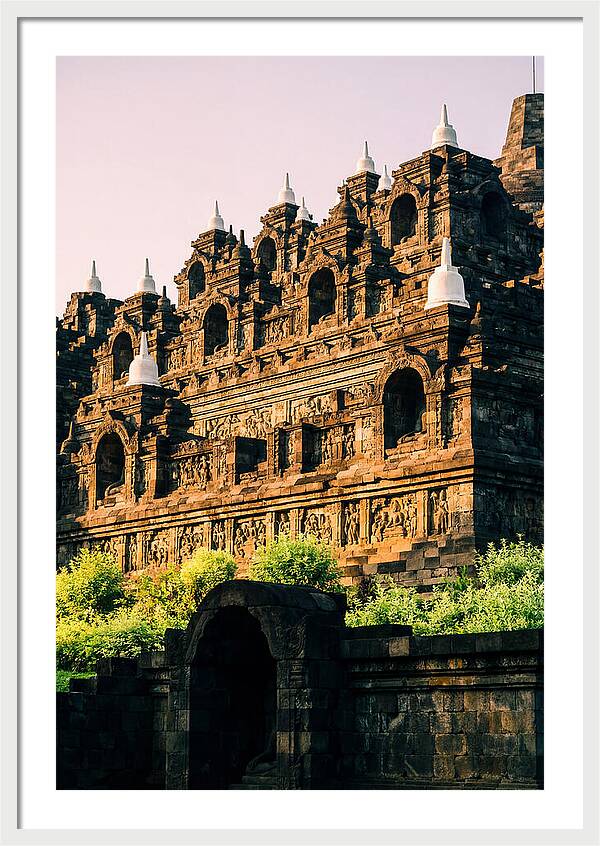 Serene Dawn At Borobudur Temple