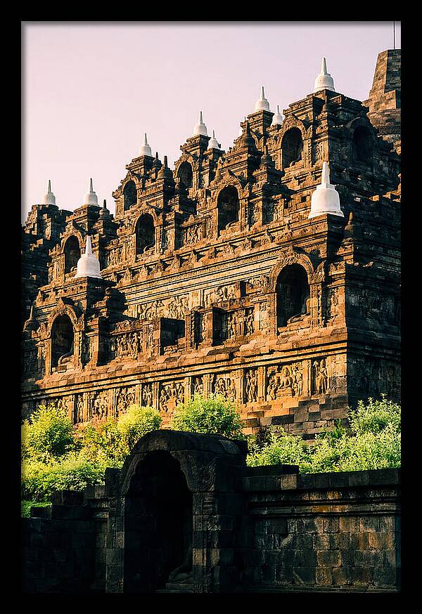Serene Dawn At Borobudur Temple