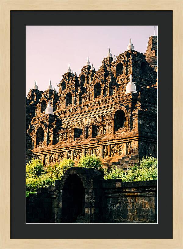 Serene Dawn At Borobudur Temple