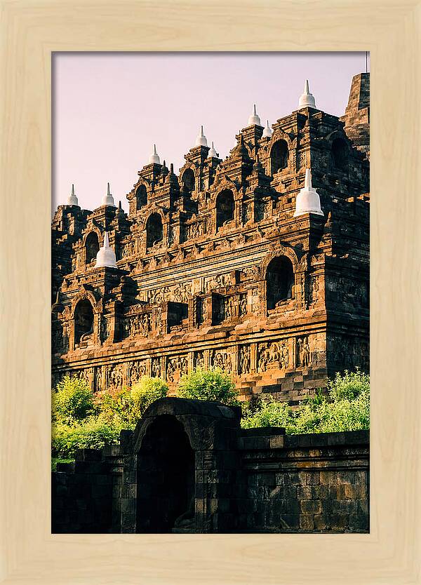 Serene Dawn At Borobudur Temple