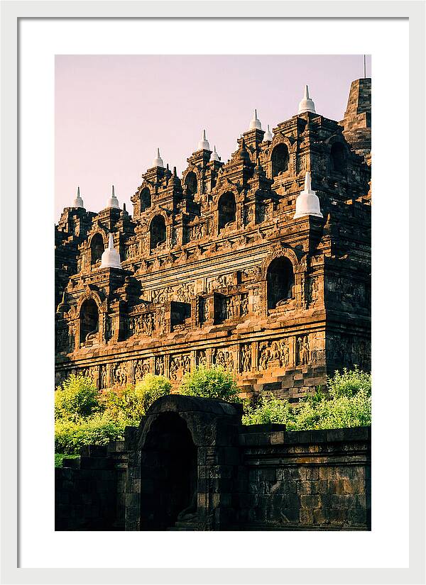 Serene Dawn At Borobudur Temple