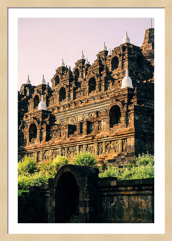 Serene Dawn At Borobudur Temple