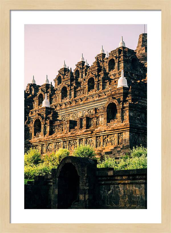Serene Dawn At Borobudur Temple