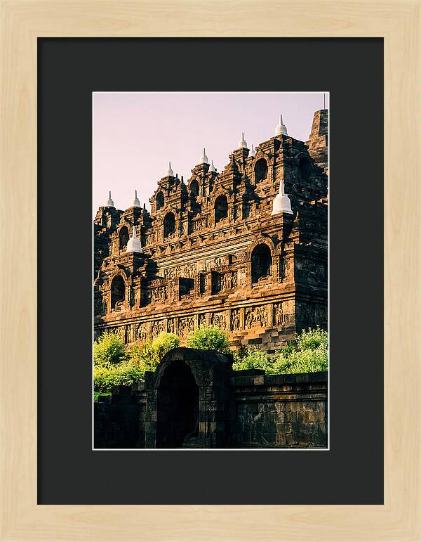 Serene Dawn At Borobudur Temple